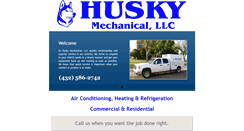 Desktop Screenshot of huskymechanical.com