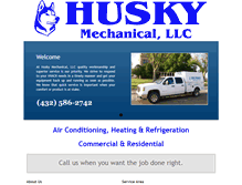 Tablet Screenshot of huskymechanical.com